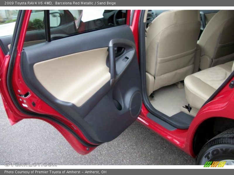 Barcelona Red Metallic / Sand Beige 2009 Toyota RAV4 V6 4WD