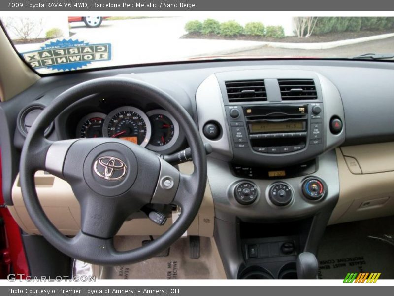 Barcelona Red Metallic / Sand Beige 2009 Toyota RAV4 V6 4WD