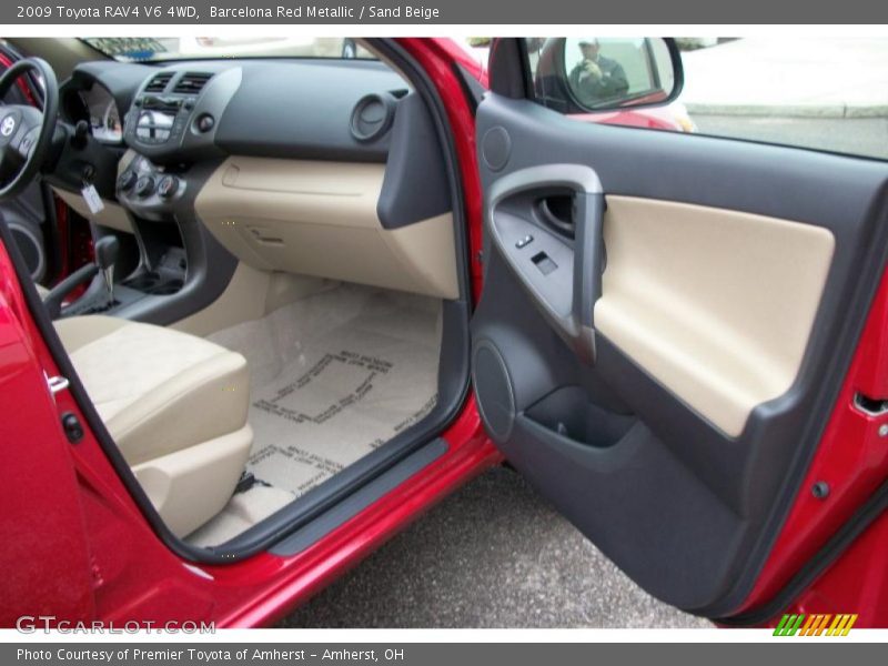 Barcelona Red Metallic / Sand Beige 2009 Toyota RAV4 V6 4WD