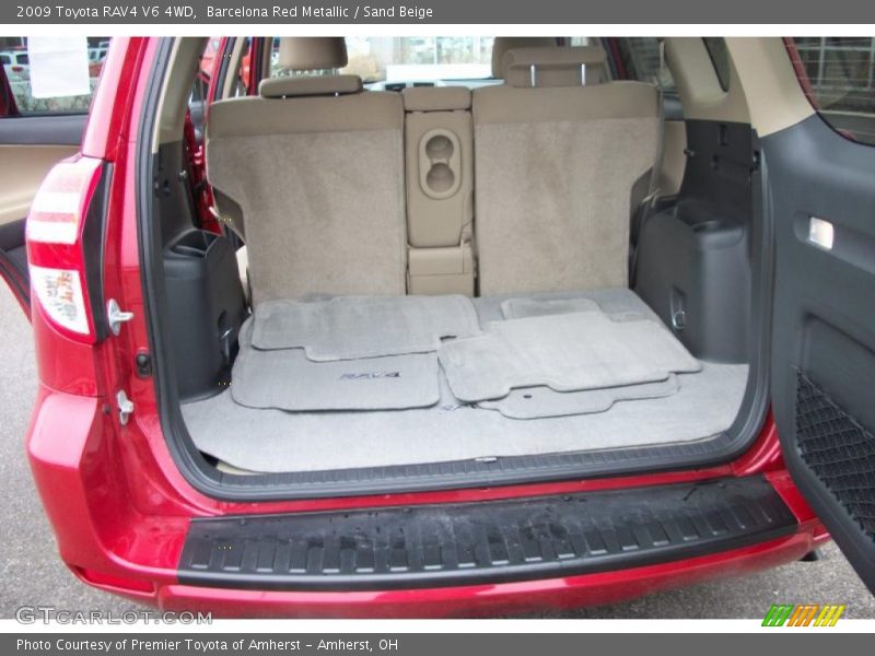 Barcelona Red Metallic / Sand Beige 2009 Toyota RAV4 V6 4WD