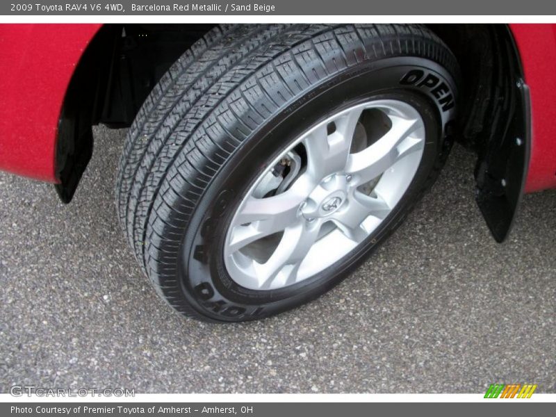 Barcelona Red Metallic / Sand Beige 2009 Toyota RAV4 V6 4WD