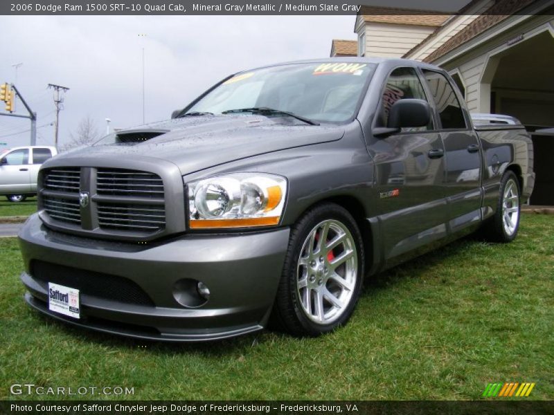 Mineral Gray Metallic / Medium Slate Gray 2006 Dodge Ram 1500 SRT-10 Quad Cab