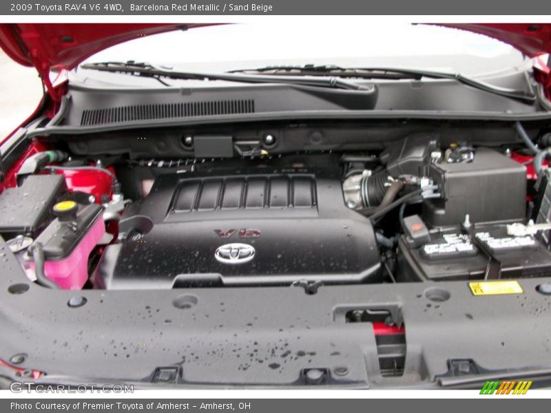 Barcelona Red Metallic / Sand Beige 2009 Toyota RAV4 V6 4WD