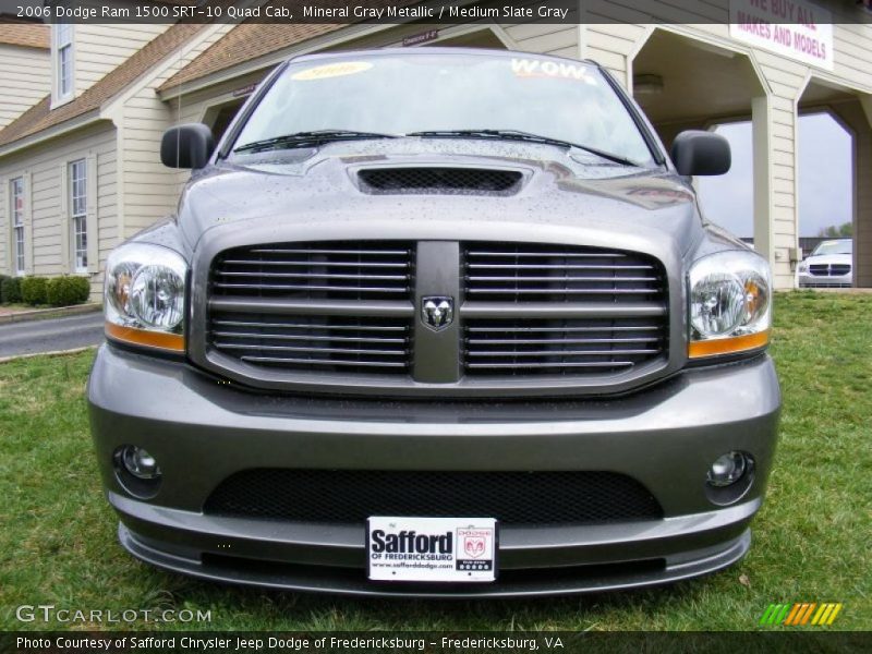 Mineral Gray Metallic / Medium Slate Gray 2006 Dodge Ram 1500 SRT-10 Quad Cab