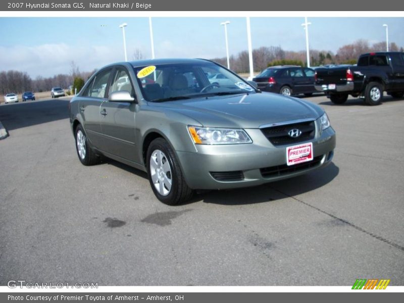 Natural Khaki / Beige 2007 Hyundai Sonata GLS