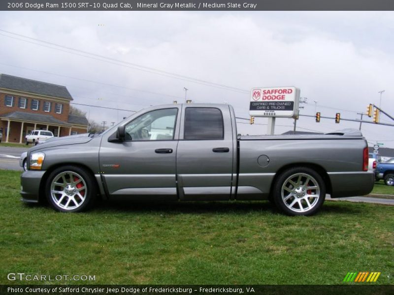 Mineral Gray Metallic / Medium Slate Gray 2006 Dodge Ram 1500 SRT-10 Quad Cab
