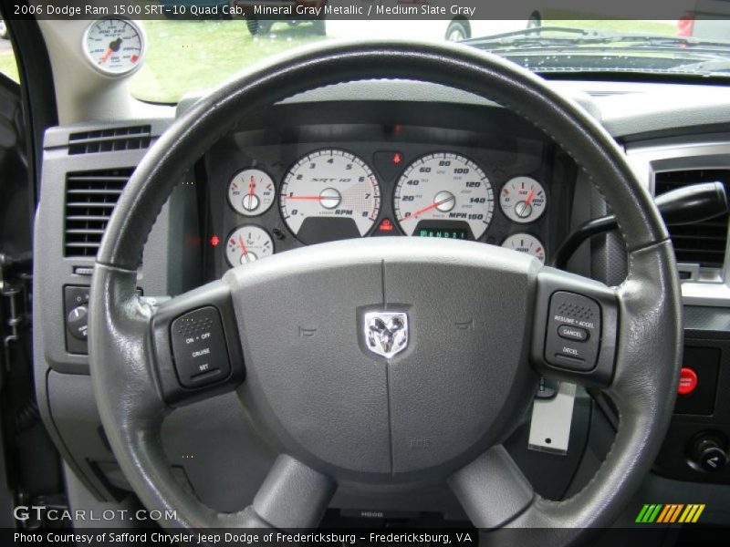 Mineral Gray Metallic / Medium Slate Gray 2006 Dodge Ram 1500 SRT-10 Quad Cab