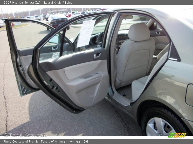Natural Khaki / Beige 2007 Hyundai Sonata GLS