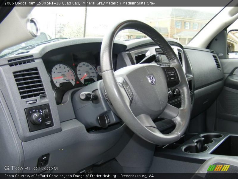 Mineral Gray Metallic / Medium Slate Gray 2006 Dodge Ram 1500 SRT-10 Quad Cab