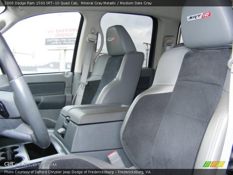 Mineral Gray Metallic / Medium Slate Gray 2006 Dodge Ram 1500 SRT-10 Quad Cab