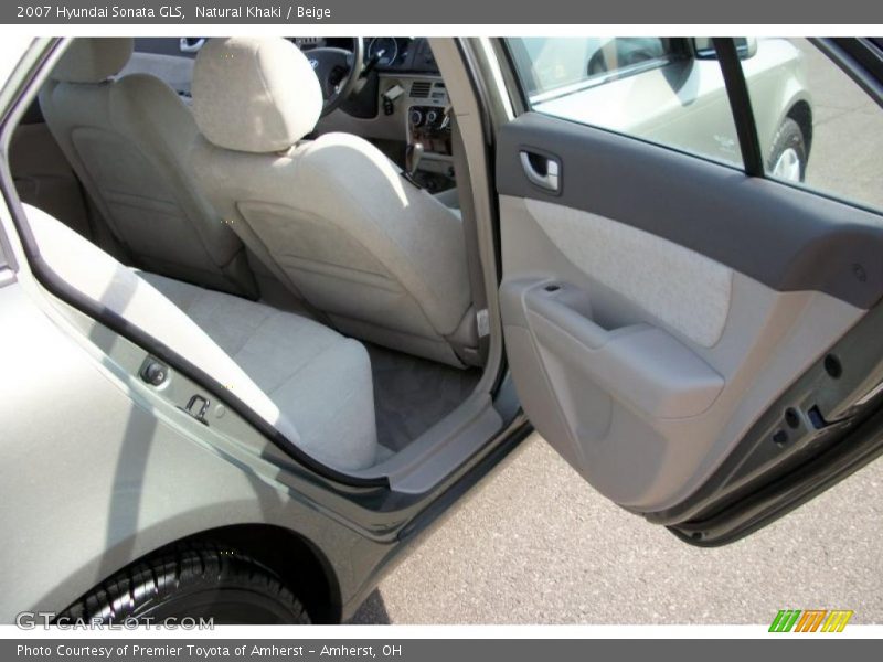 Natural Khaki / Beige 2007 Hyundai Sonata GLS