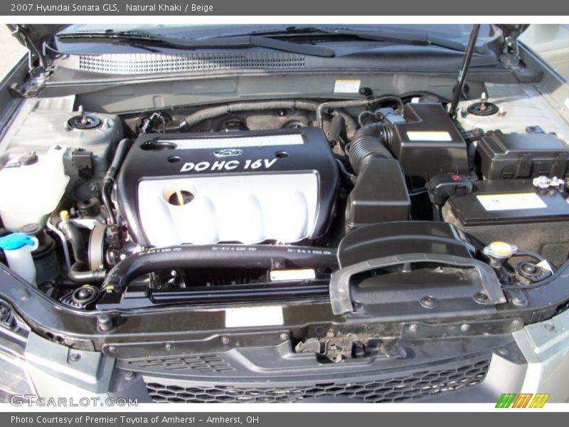 Natural Khaki / Beige 2007 Hyundai Sonata GLS