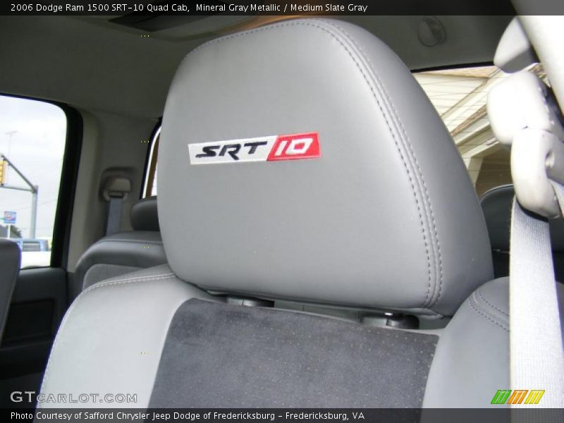 Mineral Gray Metallic / Medium Slate Gray 2006 Dodge Ram 1500 SRT-10 Quad Cab