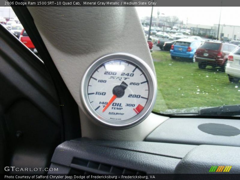 Mineral Gray Metallic / Medium Slate Gray 2006 Dodge Ram 1500 SRT-10 Quad Cab