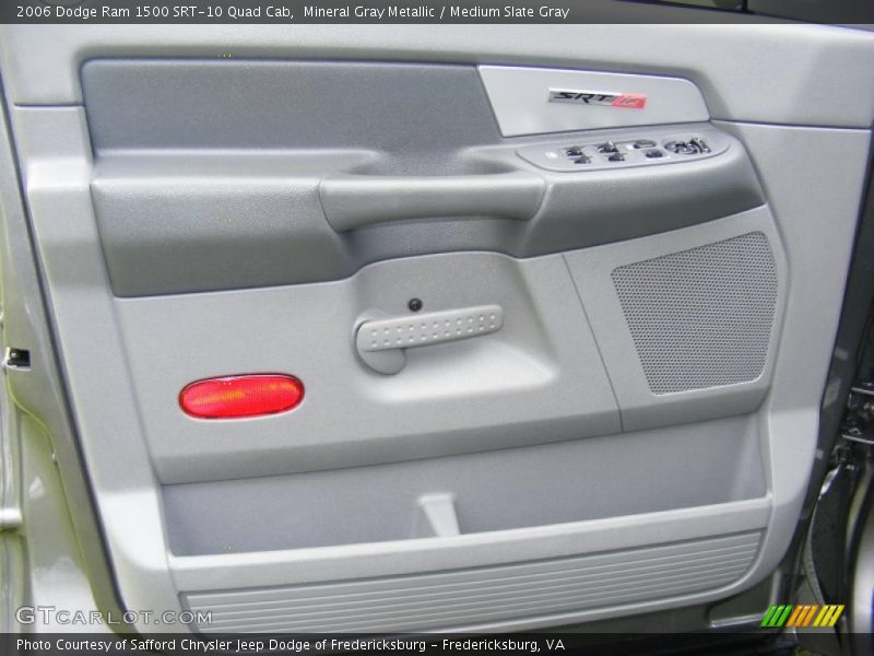 Mineral Gray Metallic / Medium Slate Gray 2006 Dodge Ram 1500 SRT-10 Quad Cab