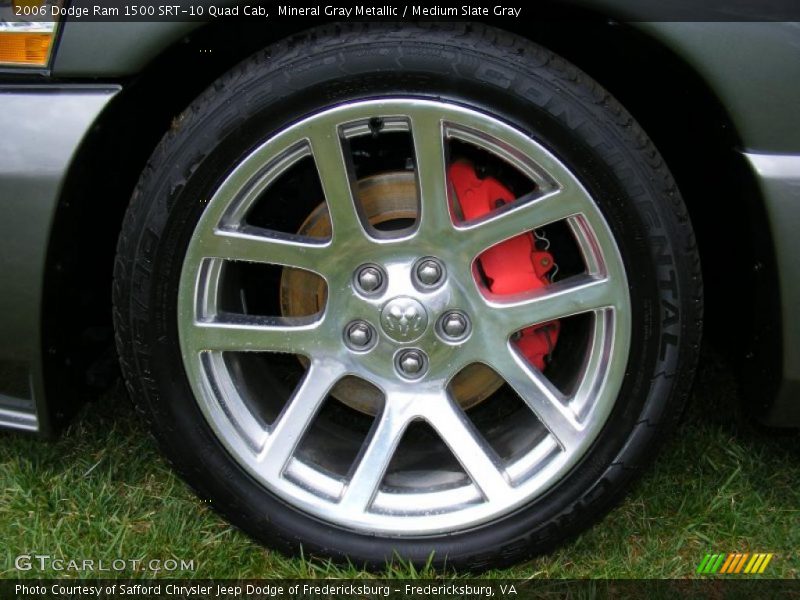 Mineral Gray Metallic / Medium Slate Gray 2006 Dodge Ram 1500 SRT-10 Quad Cab