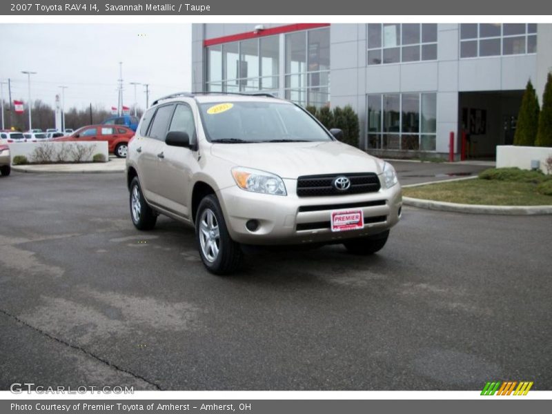 Savannah Metallic / Taupe 2007 Toyota RAV4 I4