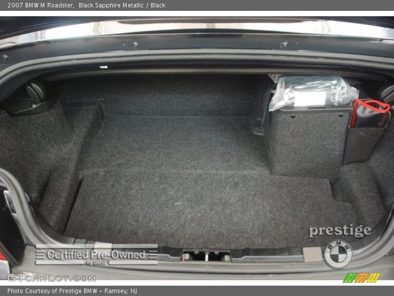 Black Sapphire Metallic / Black 2007 BMW M Roadster