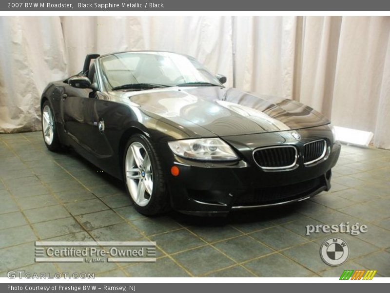 Black Sapphire Metallic / Black 2007 BMW M Roadster