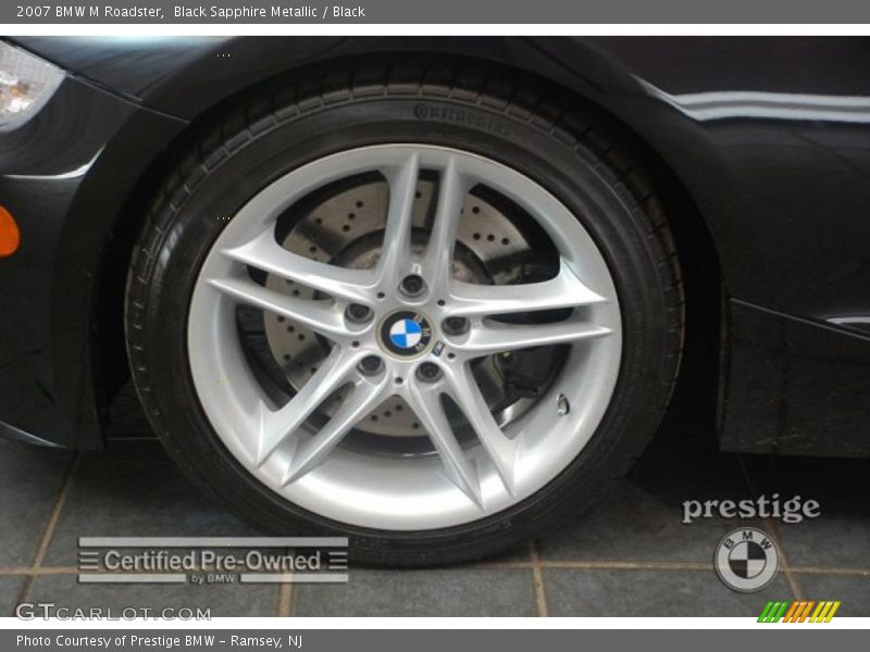 Black Sapphire Metallic / Black 2007 BMW M Roadster