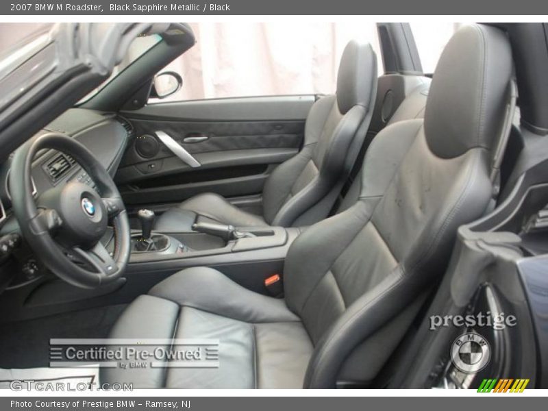 Black Sapphire Metallic / Black 2007 BMW M Roadster