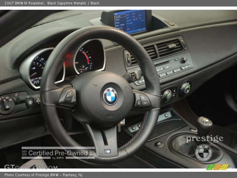 Black Sapphire Metallic / Black 2007 BMW M Roadster