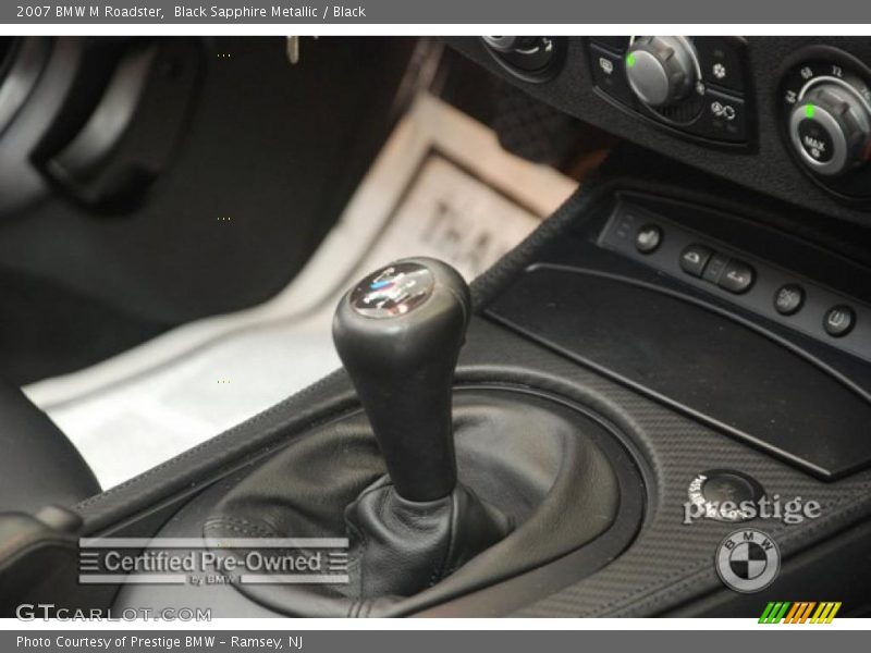 Black Sapphire Metallic / Black 2007 BMW M Roadster