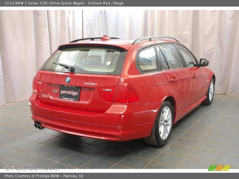 Crimson Red / Beige 2010 BMW 3 Series 328i xDrive Sports Wagon