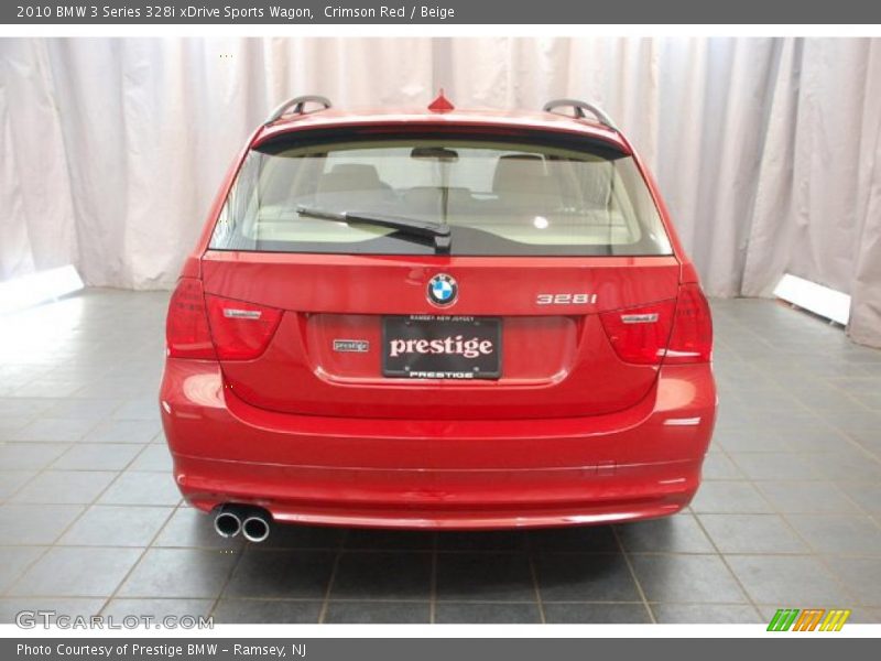 Crimson Red / Beige 2010 BMW 3 Series 328i xDrive Sports Wagon