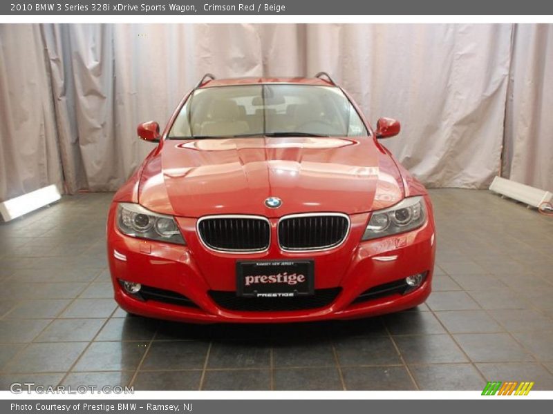 Crimson Red / Beige 2010 BMW 3 Series 328i xDrive Sports Wagon