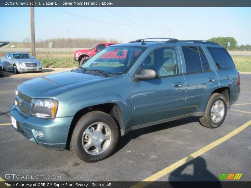 Silver Moss Metallic / Ebony 2009 Chevrolet TrailBlazer LT