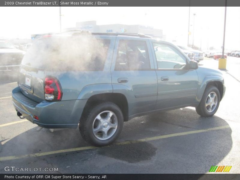Silver Moss Metallic / Ebony 2009 Chevrolet TrailBlazer LT