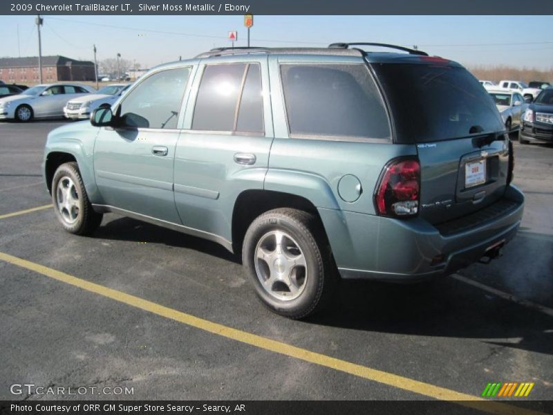 Silver Moss Metallic / Ebony 2009 Chevrolet TrailBlazer LT