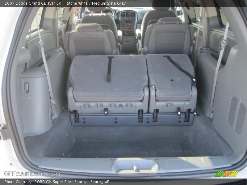 Stone White / Medium Slate Gray 2007 Dodge Grand Caravan SXT