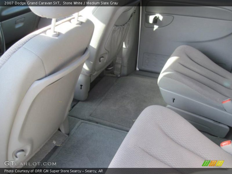 Stone White / Medium Slate Gray 2007 Dodge Grand Caravan SXT