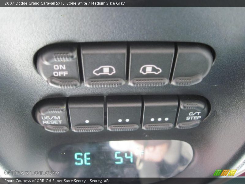 Stone White / Medium Slate Gray 2007 Dodge Grand Caravan SXT