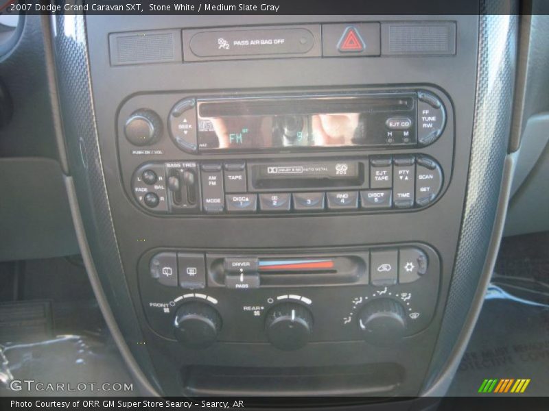 Stone White / Medium Slate Gray 2007 Dodge Grand Caravan SXT