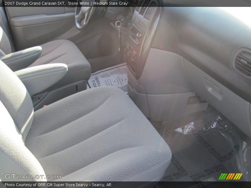 Stone White / Medium Slate Gray 2007 Dodge Grand Caravan SXT