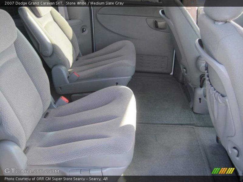 Stone White / Medium Slate Gray 2007 Dodge Grand Caravan SXT