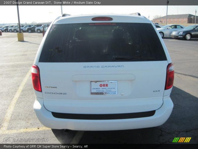 Stone White / Medium Slate Gray 2007 Dodge Grand Caravan SXT