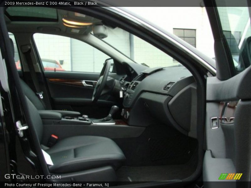 Black / Black 2009 Mercedes-Benz C 300 4Matic