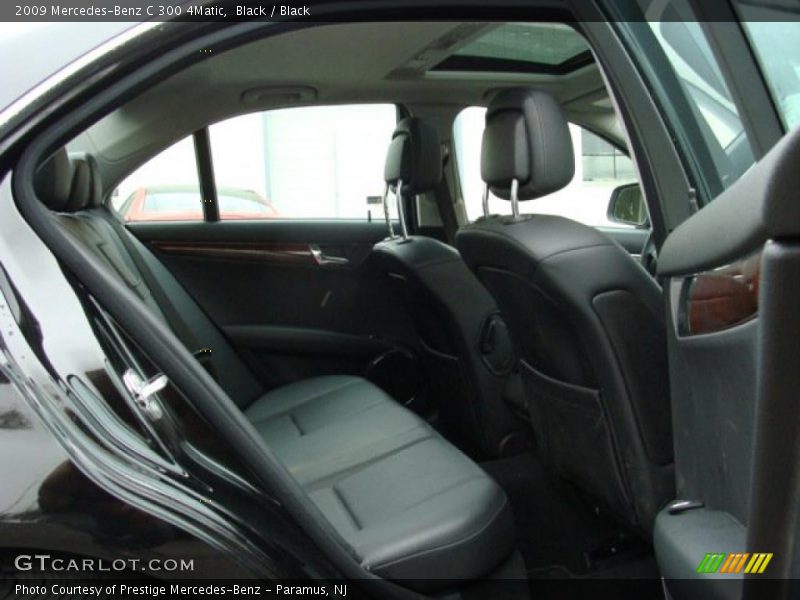 Black / Black 2009 Mercedes-Benz C 300 4Matic