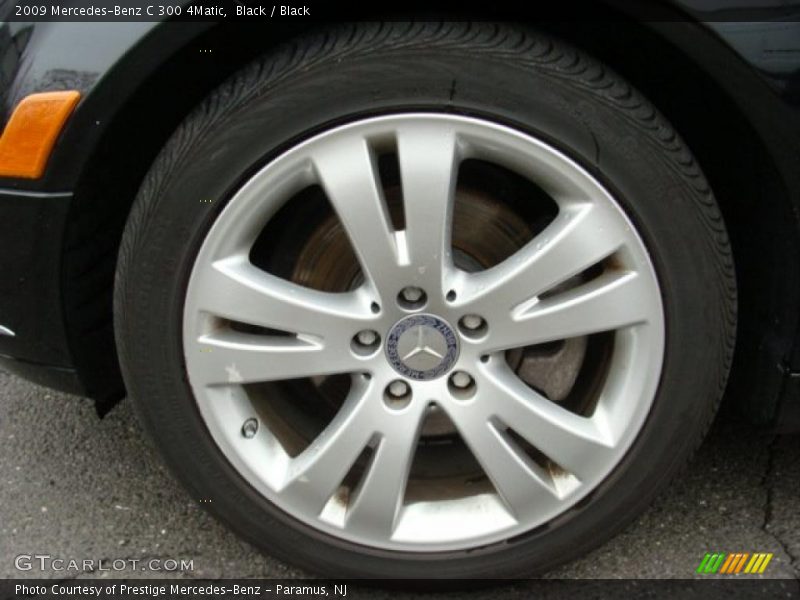 Black / Black 2009 Mercedes-Benz C 300 4Matic