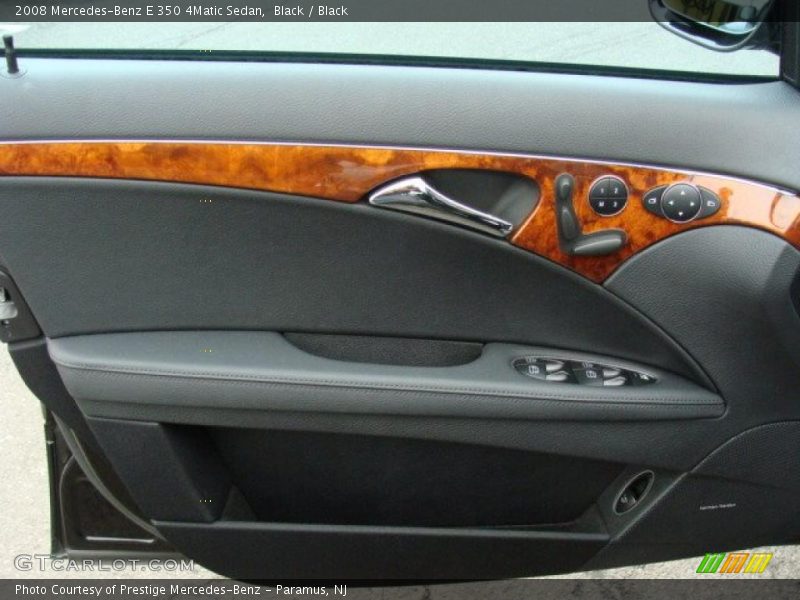 Black / Black 2008 Mercedes-Benz E 350 4Matic Sedan