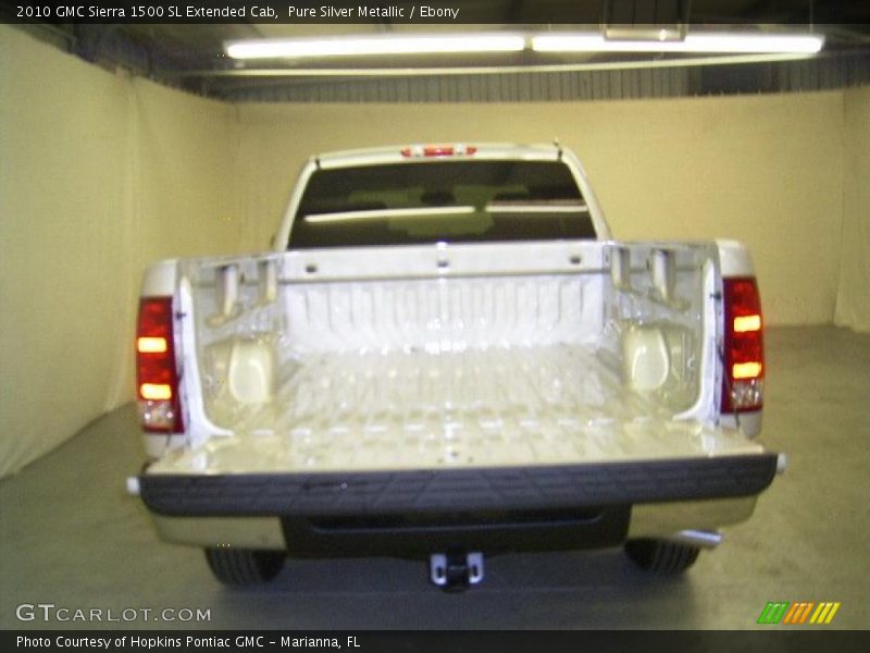 Pure Silver Metallic / Ebony 2010 GMC Sierra 1500 SL Extended Cab