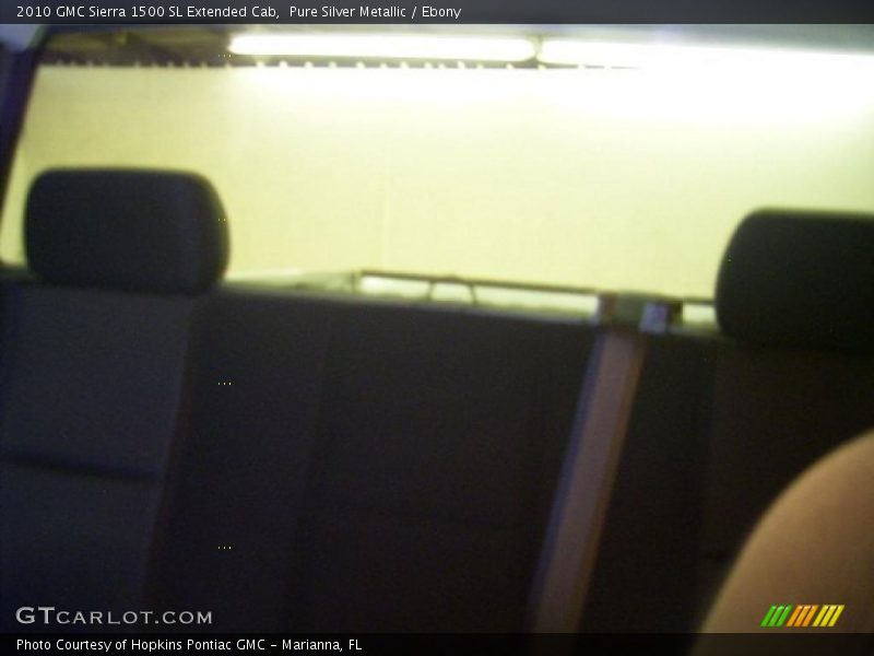 Pure Silver Metallic / Ebony 2010 GMC Sierra 1500 SL Extended Cab