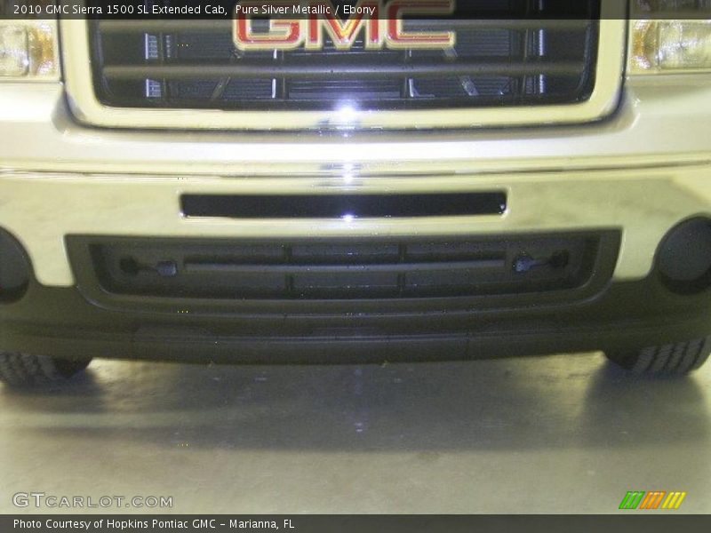 Pure Silver Metallic / Ebony 2010 GMC Sierra 1500 SL Extended Cab