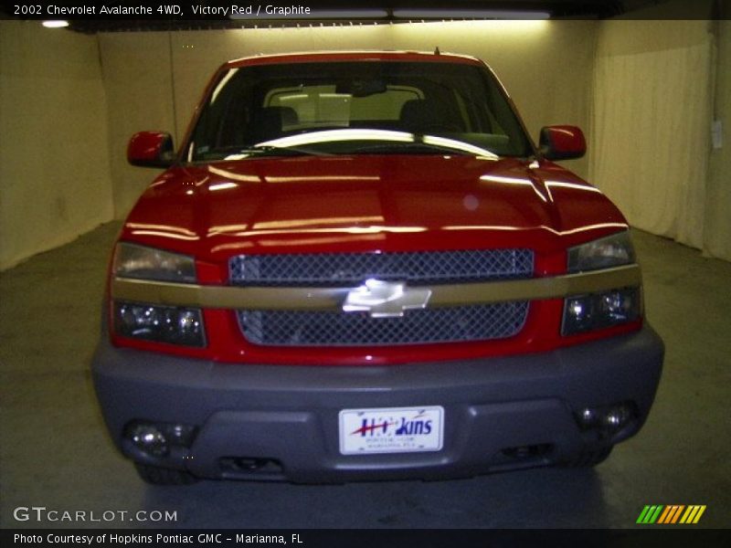 Victory Red / Graphite 2002 Chevrolet Avalanche 4WD