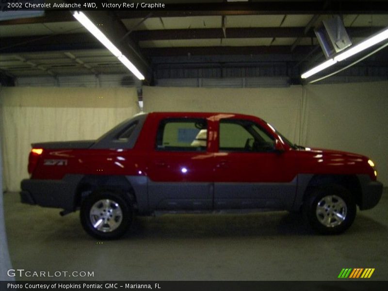 Victory Red / Graphite 2002 Chevrolet Avalanche 4WD
