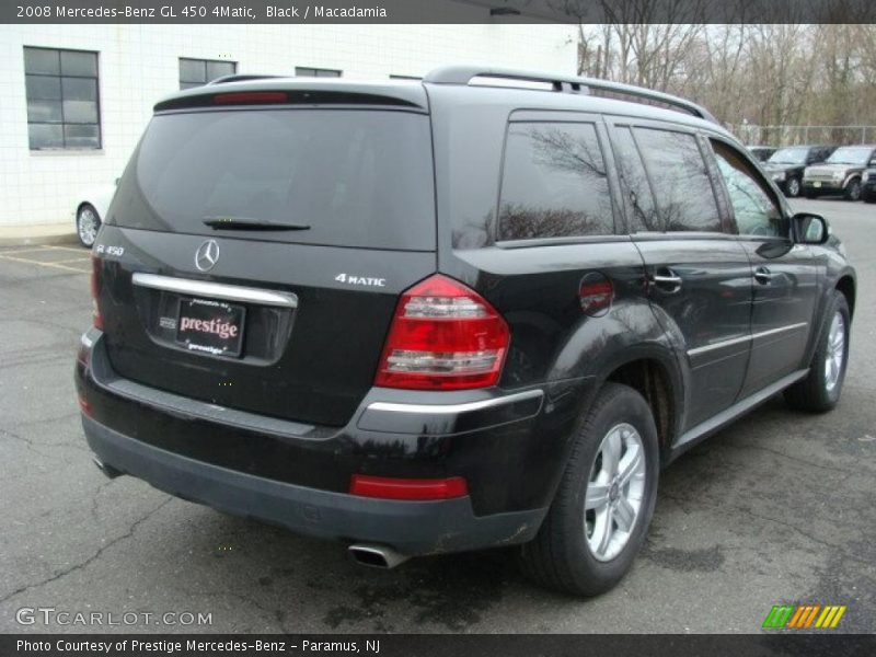 Black / Macadamia 2008 Mercedes-Benz GL 450 4Matic